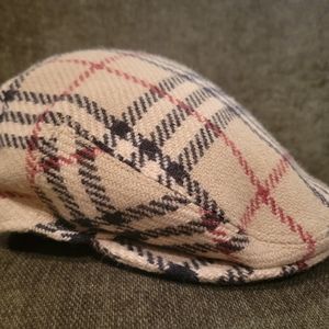 Authentic Burberry Wool newsboy cap